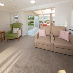 Residential care accommodation in Weymouth - Care home lounge