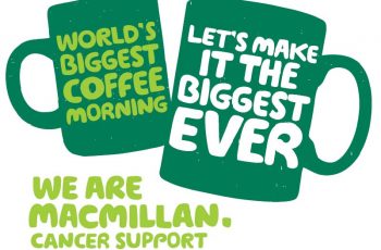 Macmillan coffee and cake morning
