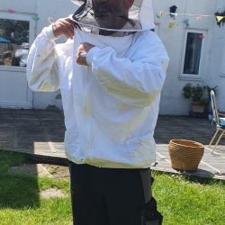 Nick Knight from Dorchester and Weymouth Bee Keepers Association