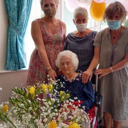 Una 101 birthday celebration in Weymouth