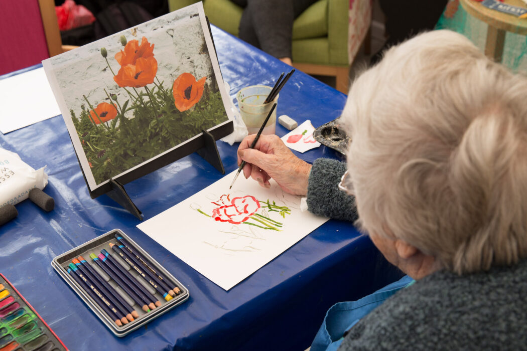 Friary Care Remembrance Day - Painting