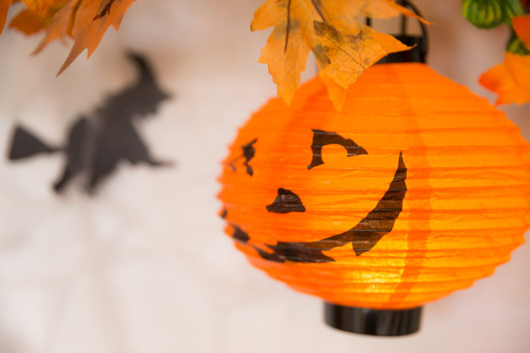 Halloween lantern at Friary Care