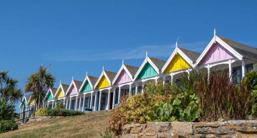 Beach huts at Greenhill Weymouth