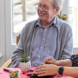 Happy Easter decorating eggs