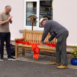 Unveiling the new bench