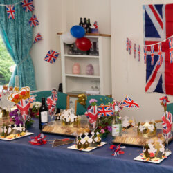 Kingsley Court Celebrations table