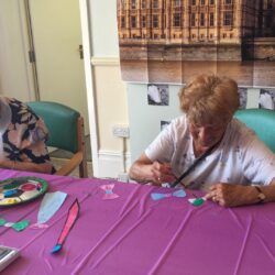 Craft making for Friary Care Gentlemens Day 2022