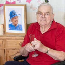 Raising a glass to the Queen