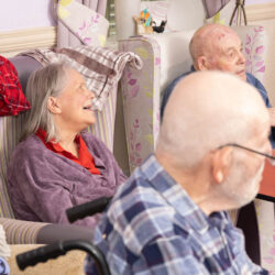 Enjoying a afternoon of entertainment