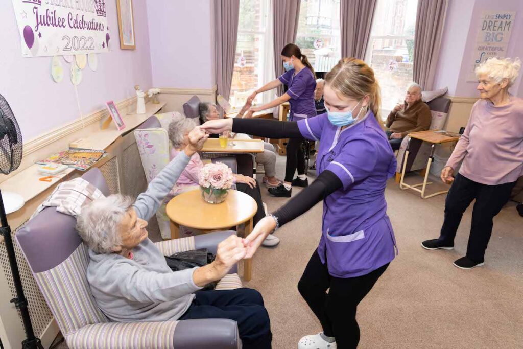 Enjoying our Macmillan party