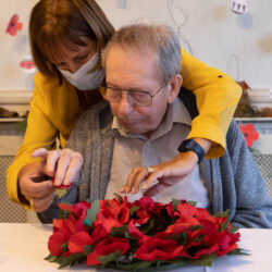 Making poppy decorations