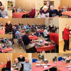 Christmas party celebrations at Friary Care