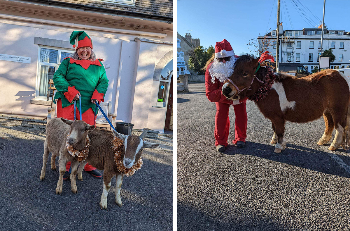 The Ranch Christmas visitors to Friary Care