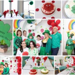 St Patricks Day at Friary Care Photo Montage