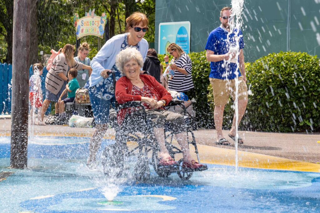 Getting wet at Sea Life