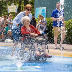 Getting wet at Sea Life