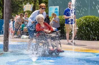 Getting wet at Sea Life