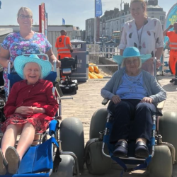 Visiting Weymouth Beach in style