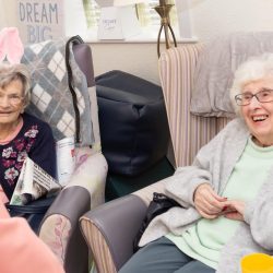 Enjoying the eggs-citing Easter show