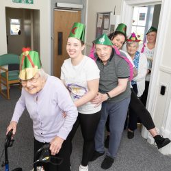 Doing the Conga at Friary Care