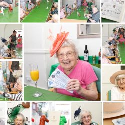 Montage - All dressed up for Royal Ascot at Friary Care