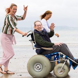 Friary Care - Day at the Beach - Beach Weelchairs