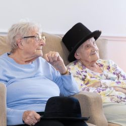 Enjoying the activities at Friary Care