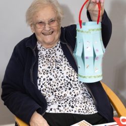 Making Lanterns for Chinese New Year