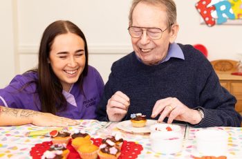 Valentines smiles at Friary Care