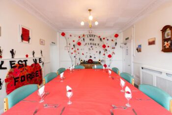 friary care armistice day decorations