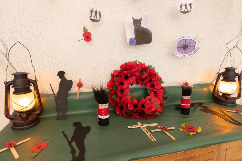 Armistice poppy wreath