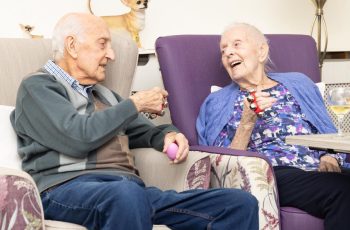 residents enjoying ladies day