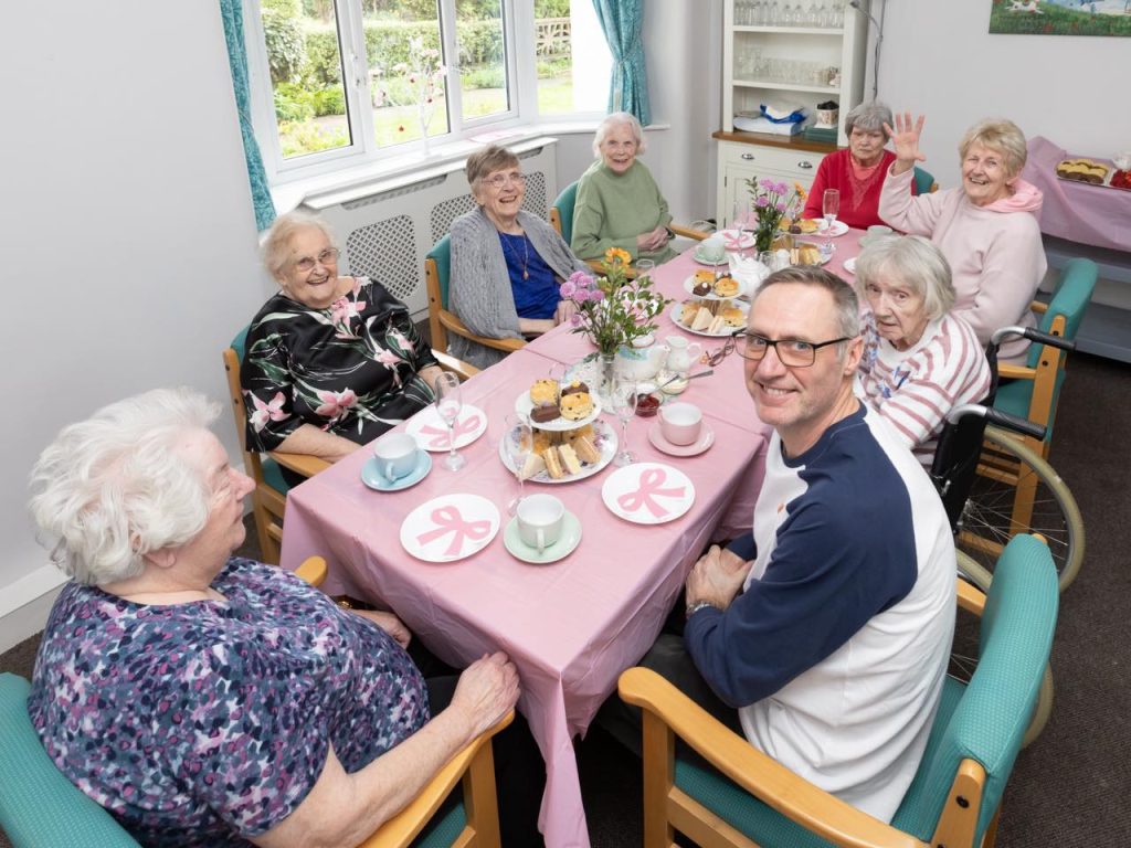 ladies enjoying ladies day at friary care