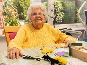 bee themed crafts at friary care