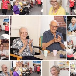 collage of resident photos