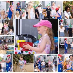 teddy bears picnic collage