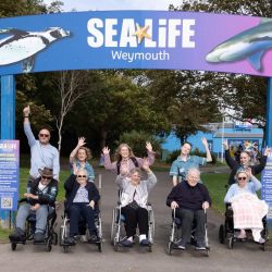 residents outside sealife centre