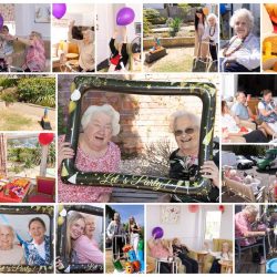 collage of photos of residents enjoying summer
