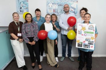 friary care team celebrating after receiving good rating